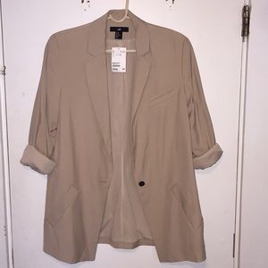 H&M Oversized Nude/Tan Blazer